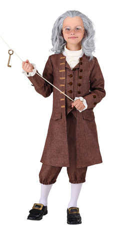 Colonial Benjamin Franklin Costume for Boys